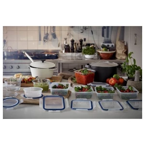IKEA 365+ пластиковый пищевой контейнер с крышкой ИКЕА
