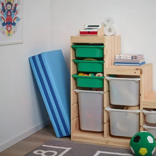 Складной спортивный мат - IKEA PLUFSIG, 78x185 см, синий ИКЕА (изображение №4)
