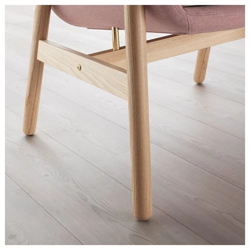 Классическое  кресло - VEDBO  IKEA/  ВЕДБО  ИКЕА, 75 см,  розовый (изображение №6)