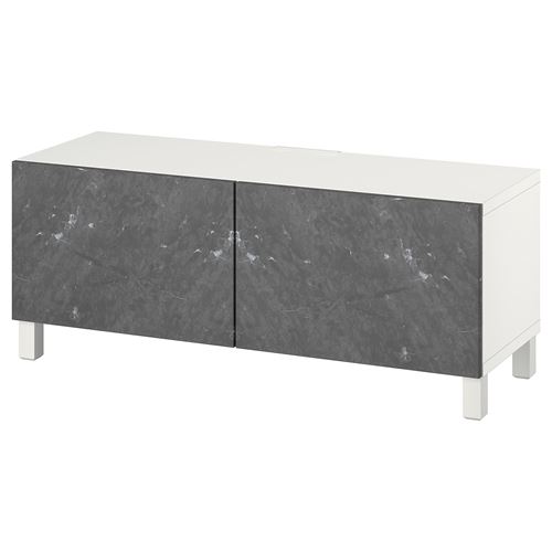 Тумба под ТВ - IKEA BESTÅ/BESTA, 120x42x48 см, серый, Бесто ИКЕА