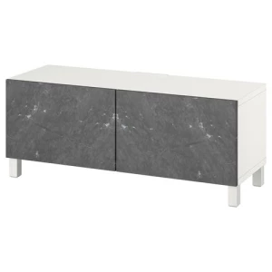 Тумба под ТВ - IKEA BESTÅ/BESTA, 120x42x48 см, серый, Бесто ИКЕА