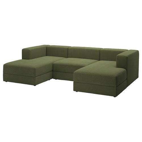 Диван П-образный - IKEA JÄTTEBO/JATTEBO, 71x160x285см, зеленый, ЙЕТТЕБО ИКЕА