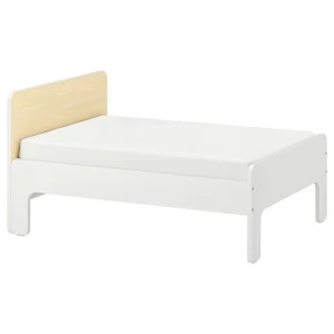 Кровать одноярусная - IKEA SLÄKT/LURÖY, 80x200 см, белый, ИКЕА