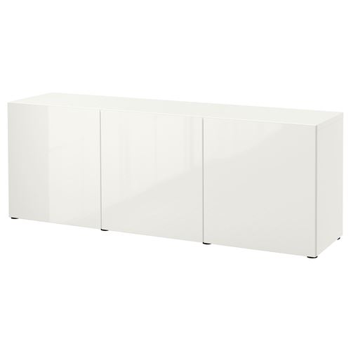 Комбинация для хранения - IKEA BESTÅ/BESTA/БЕСТА/БЕСТО ИКЕА, 180x42x65 см, белый,