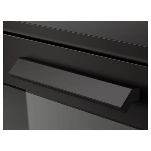 Комод с 4 ящиками - IKEA BRIMNES, 39х124 см, черный, БРИМНЭС/БРИМНЕС ИКЕА (изображение №4)