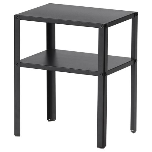 Тумба прикроватная - IKEA KNARREVIK, 37x28 см, черный КНАРРЕВИК ИКЕА