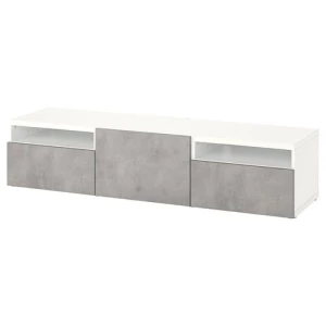 Тумба под ТВ - IKEA BESTÅ/BESTA, 180x42x39 см, серый, Бесто ИКЕА