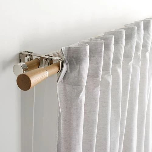 Двойной карниз - IKEA KÄGELKAKTUS/KAGELKAKTUS, 120-210 см, дуб, КАГЕЛЬКАКТУС ИКЕА (изображение №3)