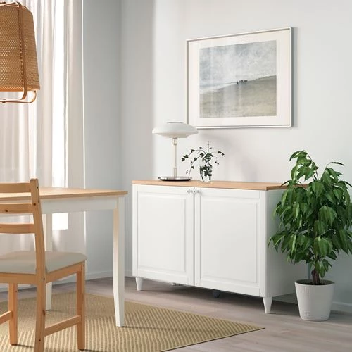 Комбинация для хранения - IKEA BESTÅ/BESTA, 120x42x76 см, белый, Беста/Бесто ИКЕА (изображение №2)