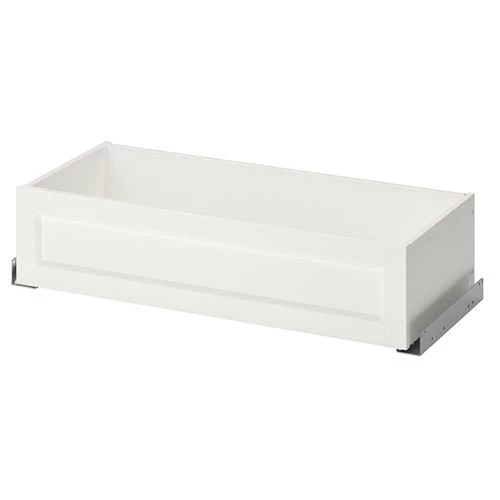 Ящик с фронтальной панелью - IKEA KOMPLEMENT, 75x35 см, белый КОМПЛИМЕНТ ИКЕА (изображение №1)