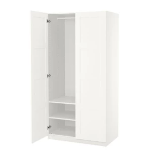 Гардероб - IKEA PAX/BERGSBO/ ПАКС/БЕРГСБУ ИКЕА, 100x60x201 см, белый