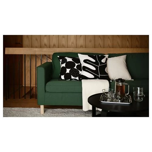 3-местный диван - IKEA PÄRUP/PARUP, 80x206см, зеленый, ПАРУП ИКЕА (изображение №6)