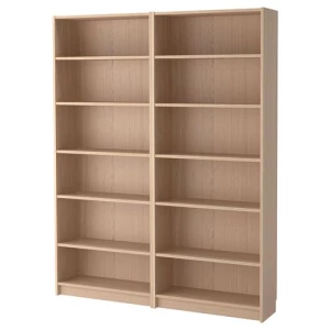 Угловой книжный шкаф - BILLY IKEA/БИЛЛИ ИКЕА, 28х160х202 см, светло-коричневый