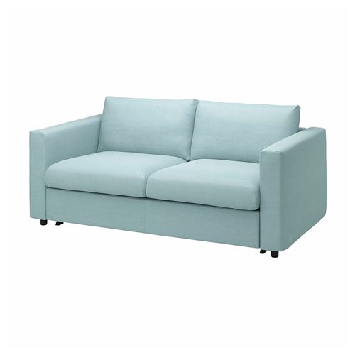 Диван-кровать 2-местный - IKEA VIMLE, 190х98х83 см, голубой, ВИМЛЕ ИКЕА