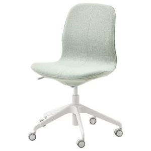 Офисный стул - IKEA LÅNGFJÄLL/LANGFJALL, 68x68x92см, серый/светло-серый, ЛОНГФЬЕЛЛЬ ИКЕА
