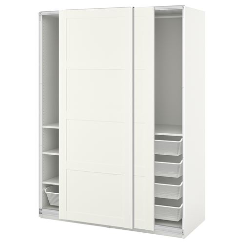 Шкаф-купе - IKEA PAX/BERGSBO/ПАКС/БЕРГСБУ ИКЕА, 150x66x201 см, белый