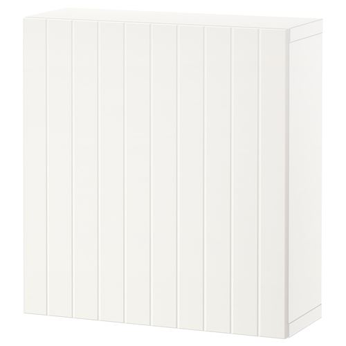 Настенный шкаф - IKEA BESTÅ/BESTA, 60x22x64 см, белый, БЕСТО ИКЕА