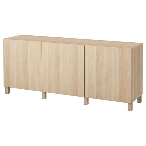 Комбинация для хранения - IKEA BESTÅ/BESTA/ БЕСТА/БЕСТО ИКЕА, 180x40x74 см, коричневый,