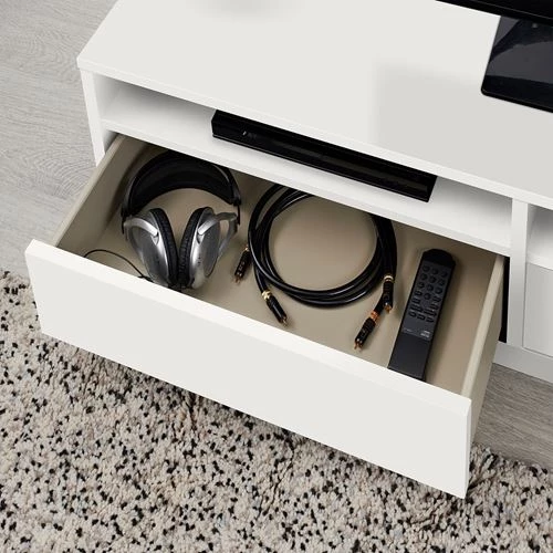 Тумба под ТВ - IKEA BENNO, 120x39x42 см, белый ИКЕА (изображение №3)