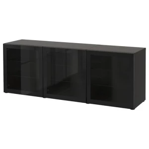 Комбинация для хранения - IKEA BESTÅ/BESTA, 180x42x65 см, черный, Беста/Бесто ИКЕА