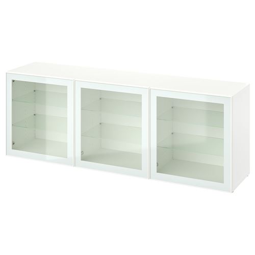 Комбинация для хранения - IKEA BESTÅ/BESTA/БЕСТА/БЕСТО ИКЕА, 180x42x65 см, белый