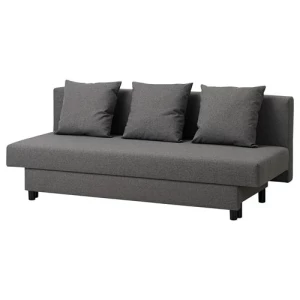 3-местный диван-кровать - IKEA ASARUM, 73х191 см, серый, ИКЕА