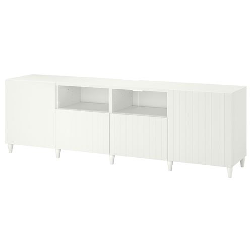 Тумба под ТВ - IKEA BESTÅ/BESTA, 240x42x74 см, белый, Бесто ИКЕА