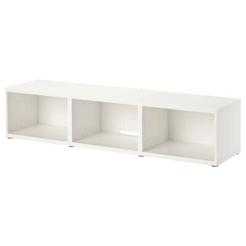 Каркас тумбы под ТВ - IKEA BESTÅ/BESTA, 180x40x38 см, белый, Беста/Бесто ИКЕА (изображение №1)