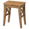 Табурет деревянный - IKEA INGOLF,  коричневый, ИНГОЛЬФ ИКЕА
