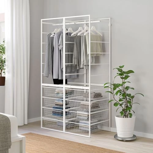 Открытый шкаф - JONAXEL IKEA/ЙОНАХЕЛЬ ИКЕА, 51х99х173 см, белый (изображение №5)