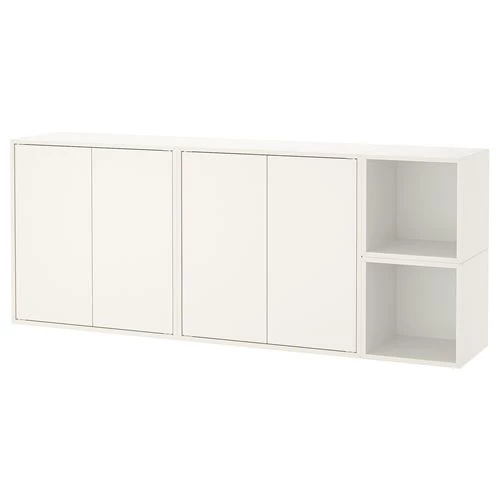 Настенная откидная консоль - EKET IKEA/ЭКЕТ ИКЕА, 175x35x70 белый (изображение №1)