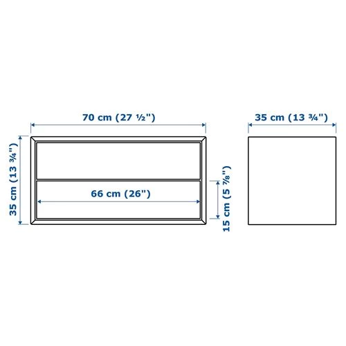 Шкаф - EKET IKEA/ЭКЕТ ИКЕА,35x35x35  ,белый (изображение №3)