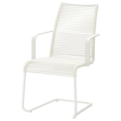 Стул садовый - IKEA VÄSMAN/VASMAN, 92х54 см, белый, ВЭСМАН ИКЕА (изображение №1)
