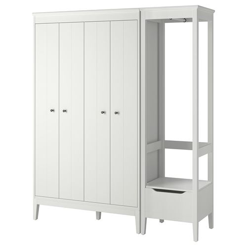 Комбинация для хранения - IDANÄS IKEA/ ИДАНАС ИКЕА,180x59x211, белый