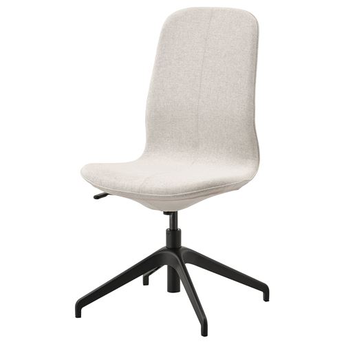 Офисный стул - IKEA LÅNGFJÄLL/LANGFJALL,  67x67x104см, белый, ЛОНГФЬЕЛЛЬ ИКЕА