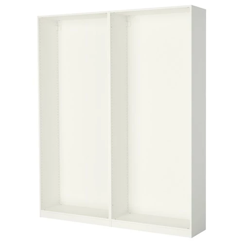 Каркас гардероба - IKEA PAX, 200x35x236 см, белый ПАКС ИКЕА (изображение №1)