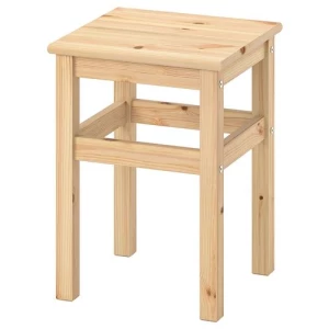 Табурет деревянный - IKEA ODDVAR/ОДВАР ИКЕА, 32х32 см , коричневый