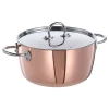 Кастрюля с крышкой - IKEA FINMAT, медь/нержавеющая сталь, 3 л  ИКЕА (изображение №1)