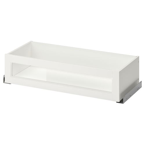 Ящик с фронтальной панелью - IKEA KOMPLEMENT, 75x35 см, белый КОМПЛИМЕНТ ИКЕА