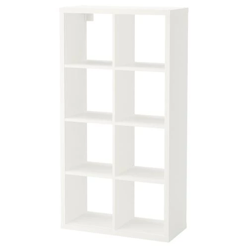 Стеллаж - IKEA FLYSTA, 69х31х132 см, белый, ФЛЮСТА ИКЕА (изображение №1)