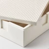 Контейнер с крышкой - IKEA BYGGLEK, 35x26x12 см, серый, БЮГГЛЕК ИКЕА (изображение №3)