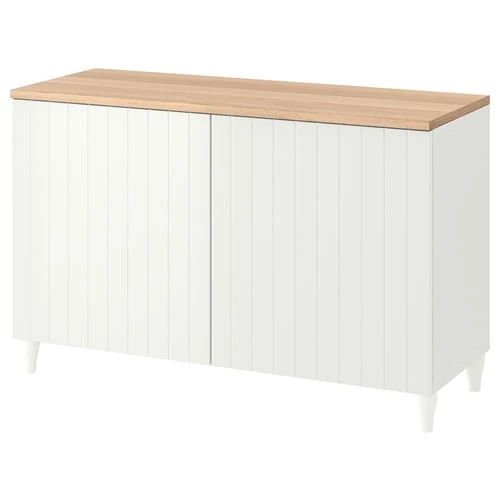 Комбинация для хранения - IKEA BESTÅ/BESTA, 120x42x76 см, белый, Беста/Бесто ИКЕА (изображение №1)