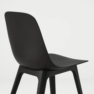 Стул - IKEA ODGER, 81х45х51 см, пластик черный, ОДГЕР ИКЕА
