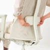 Офисный стул - IKEA JÄRVFJÄLLET/JARVFJALLET,  68x68x140см, белый, ЯРВФЬЯЛЛЕТ ИКЕА (изображение №6)