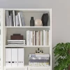 Книжный шкаф с дверцей - BILLY/OXBERG IKEA/ БИЛЛИ/ОКСБЕРГ ИКЕА, 30х160х202 см, белый (изображение №4)