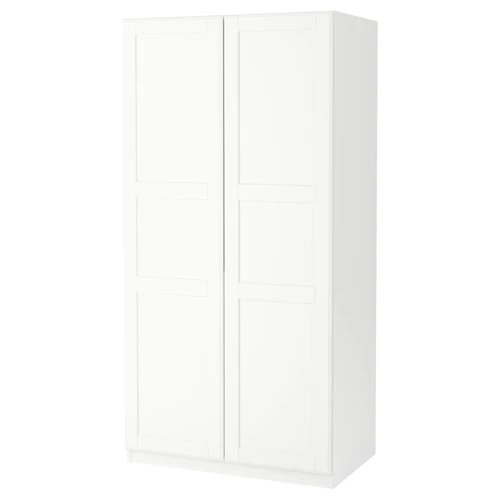 Гардероб - IKEA PAX/TYSSEDAL / ПАКС/ТИССЕДАЛЬ ИКЕА, 100x60x201 см,белый (изображение №2)