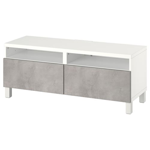 Тумба под ТВ - IKEA BESTÅ/BESTA, 120x42x48 см, серый, Бесто ИКЕА