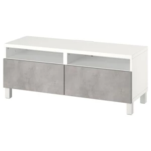Тумба под ТВ - IKEA BESTÅ/BESTA, 120x42x48 см, серый, Бесто ИКЕА