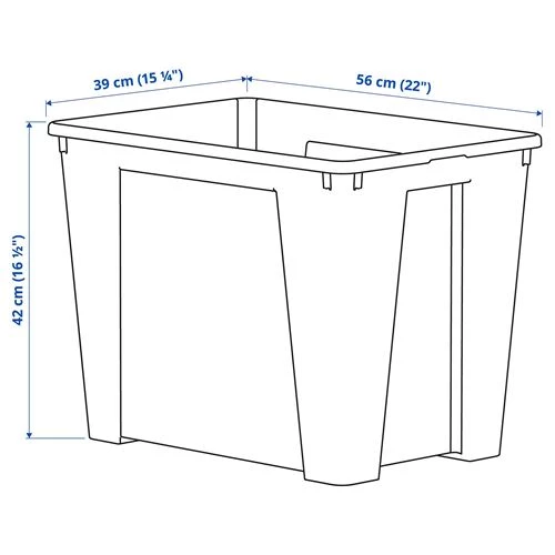 SAMLA коробка ИКЕА (изображение №4)