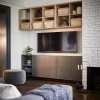 Настенный стеллаж - IKEA EKET, с эффектом беленого дуба, 35x35x35 см, ЭКЕТ ИКЕА (изображение №4)